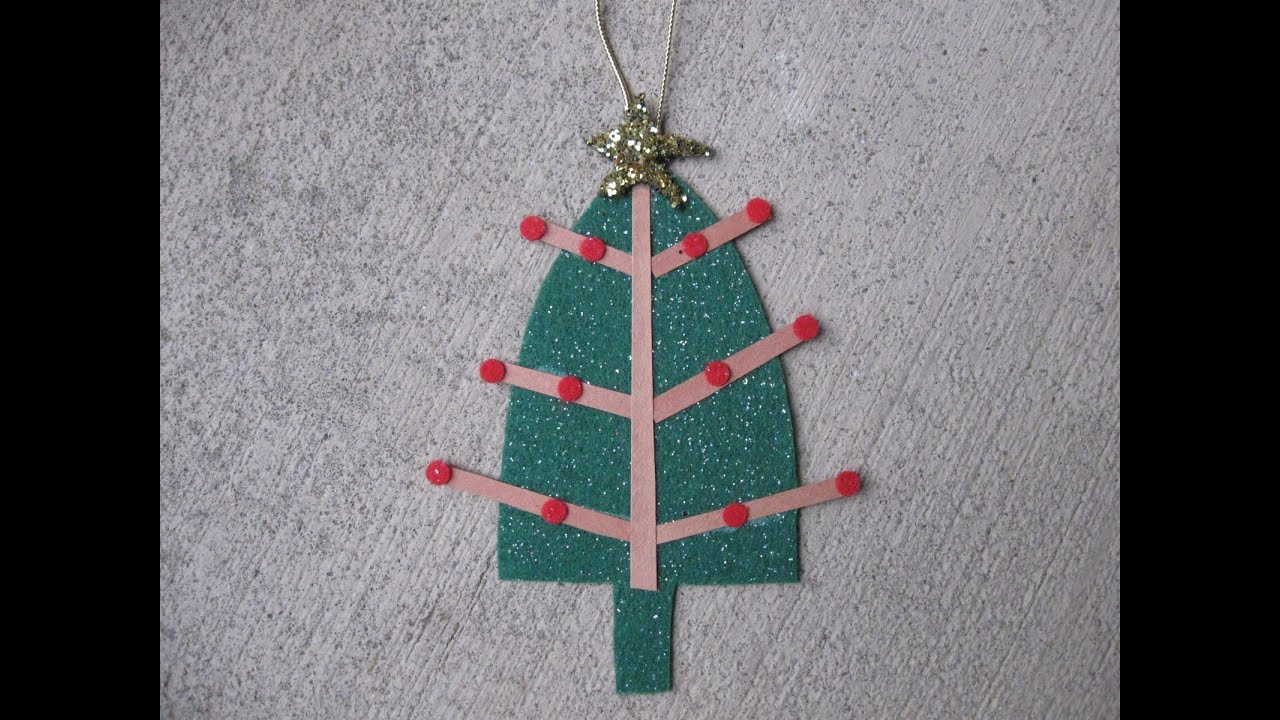 Felt Christmas Tree Craft Tutorial YouTube