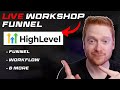 Build a Live Workshop/Webinar Funnel on GoHighLevel (EASY Guide)