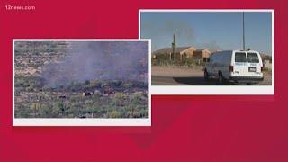 Two brush fires burning in Apache Junction