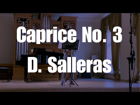David Salleras - Caprice No. 3 | Domas Ziegoraitis saxophone solo