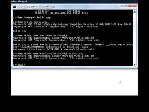Compilation And  Linking using Visual C++  PraseedPai Part1