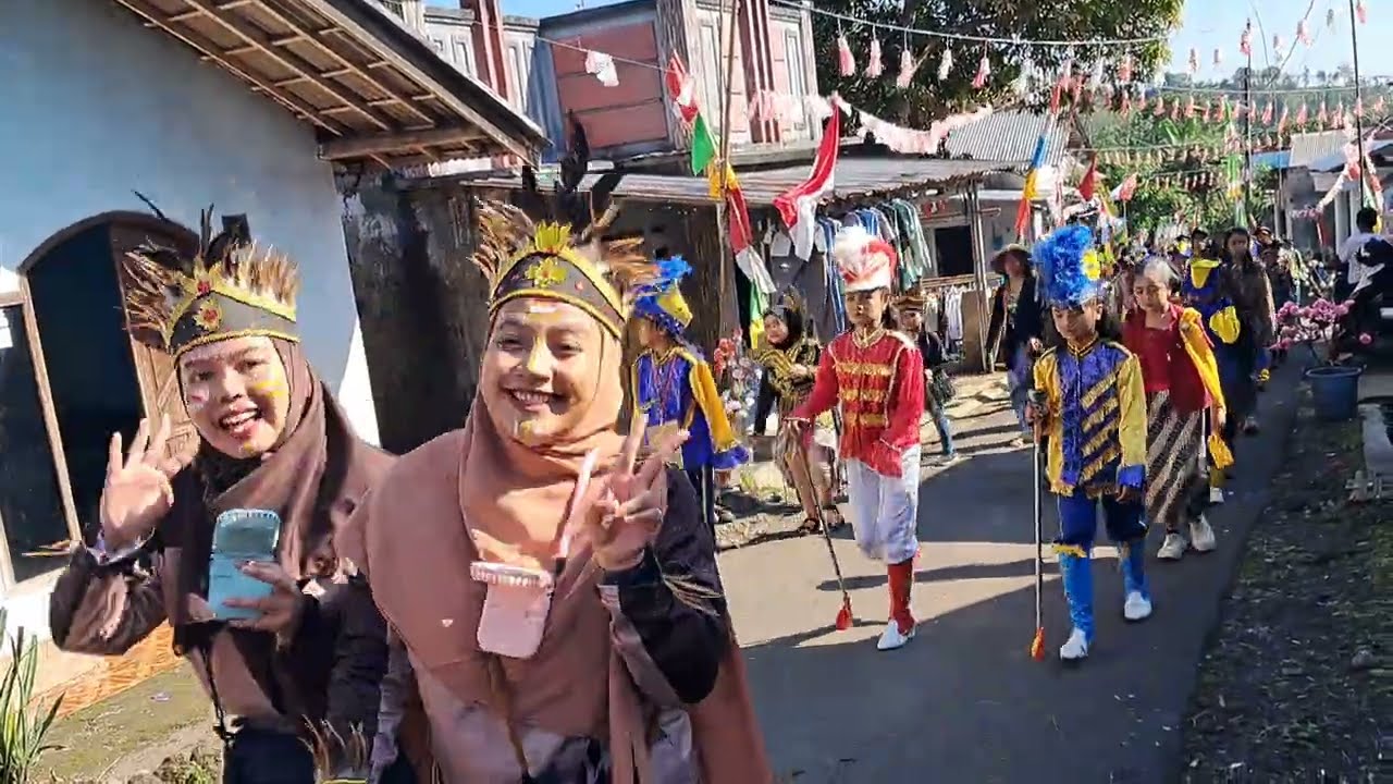 Guru Nggunung Karnaval budaya Jambore Kwarran Pulosari 2025