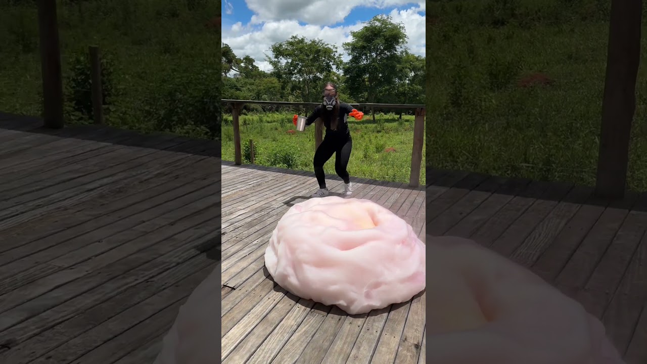 Growing elephant toothpaste
