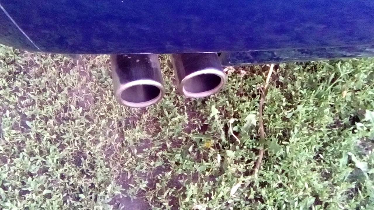 Звук выхлопа Bmw e34. Глушитель Polmostrow