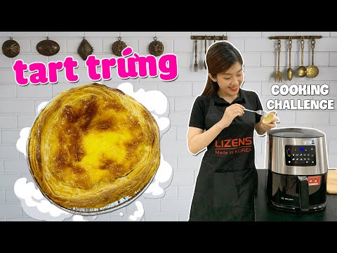 Cách Làm Bánh Tart Trứng Bằng Nồi Chiên Không Dầu Ngon Hơn KFC Chỉ Với 10 Phút I KIMQUOCTIEN.COM