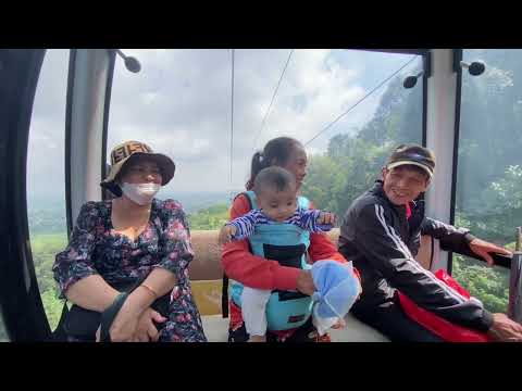 Video Ngồi cáp Treo leo Núi ở Gia Lào 72 #CôBaSôngNước - youtube