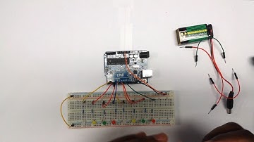 Flowing LED Lights using a Potentiometer