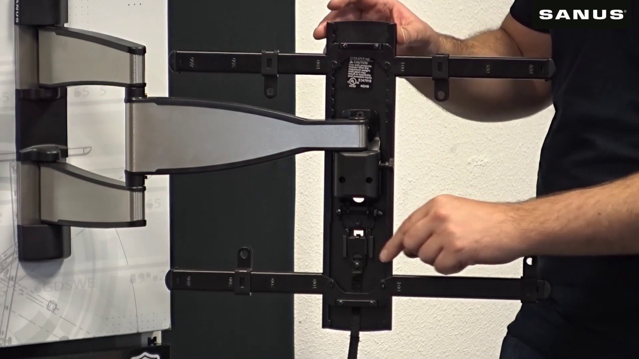 Tura SANUS - VMF720 - TV-mount Full Motion Max Vesa 400x400 32-55" Training video