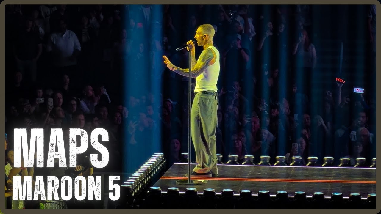 Maroon 5 - Maps (LIVE) in 4K - Seattle, WA - Climate Pledge Arena