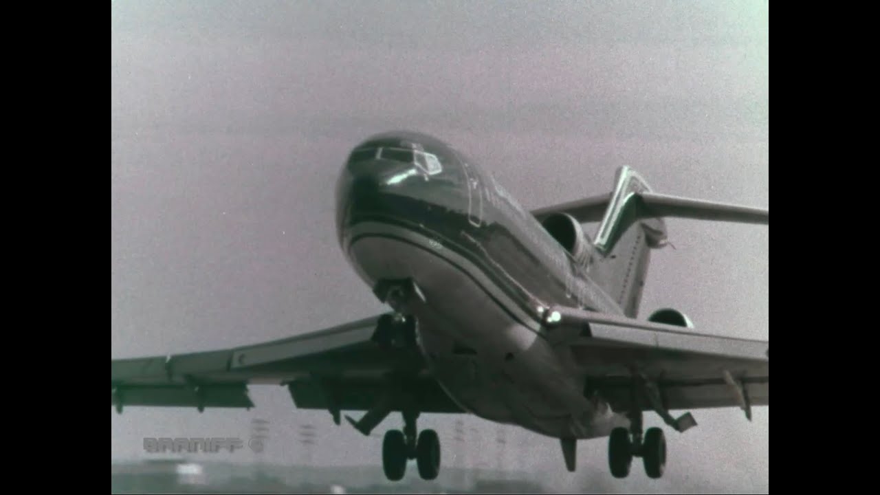 Braniff Beautiful Ultra Space Boeing 727 and 747 Jets TV Commercial 1980