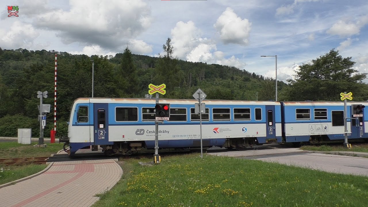 Železniční přejezd Hrabačov [P4752] - 13.8.2023 / Czech railroad crossing