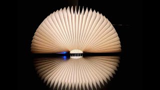 Best gift for book lovers - Folding Book Lamp with Bluetooth Speaker