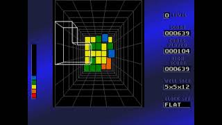 Block Out (SEGA GENESIS) Puzzle 1991 gameplay playonline screenshot 4