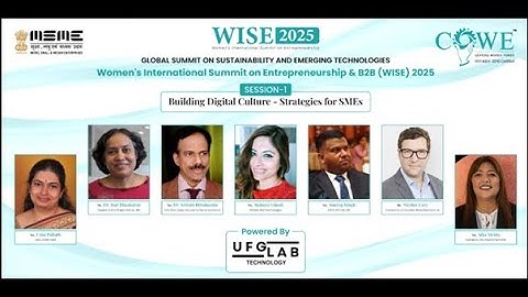 WISE  2025   Panel 1   Building Digital Culture – Strategies for SMEs