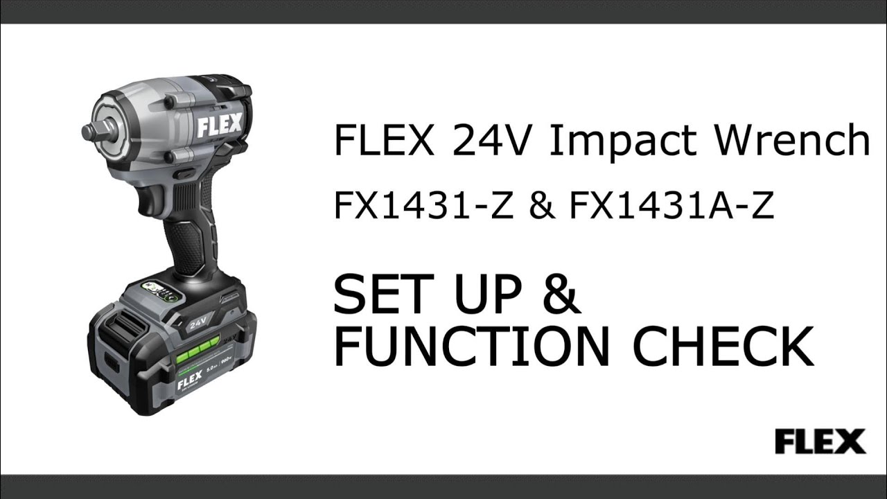 FLEX FX1431_Set Up & Function Check - YouTube