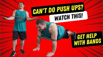 Band Assisted Push Up | Push Ups for Beginners