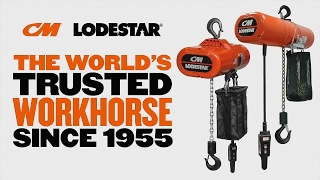 CM LodeStar Electric Chain Hoist by Tri-State Overhead Crane 2,615 views 7 years ago 1 minute, 32 seconds