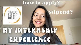 My internship experience at SEforALL in Vienna | stipend, duties, how to apply etc