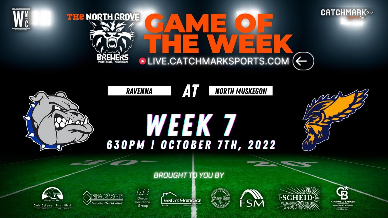 North Grove Brewers WMC Game of the Week: Ravenna at North Muskegon, Week 7