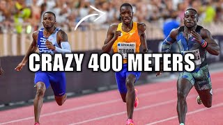 We've Never Seen A Sprinter Do This Before || Letsile Tebogo Unleashes INSANE Time In 400 Meters screenshot 3