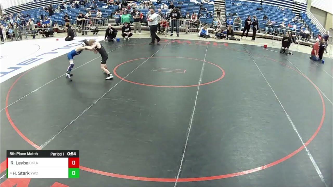 Ronnie Leyba vs Hunter Stark 2025 Kids Folkstyle Nationals 8U 53 Ibs
