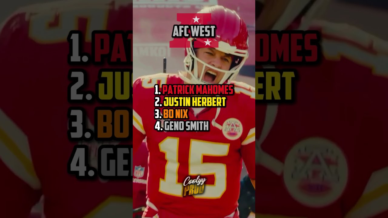 Ranking Every NFL Quarterback In Each Division Shorts