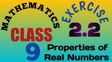 Mathematics class 9 unit 2, Exercise 2.2