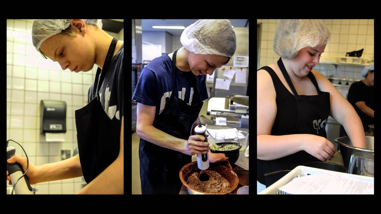 Et glimt af liniefaget madkunst på Gram Efterskole.