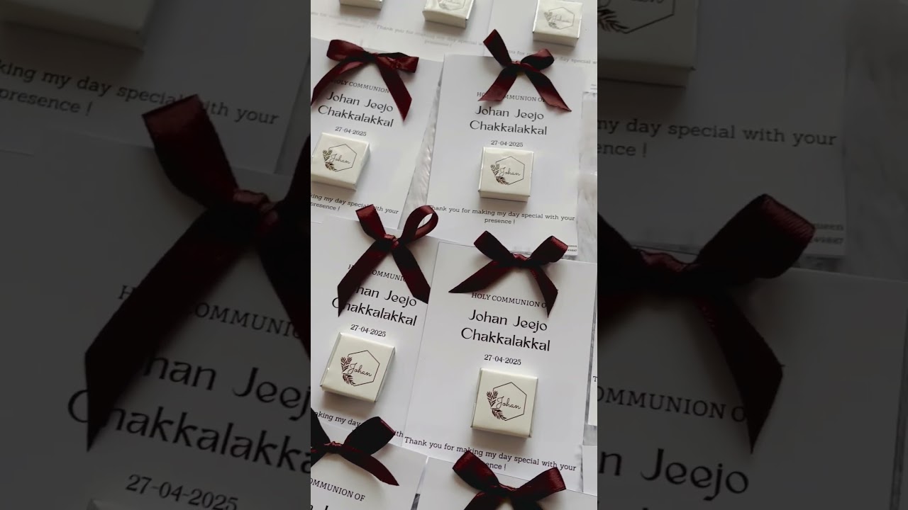 Return Gifts 🎁 Holy communion special 😍