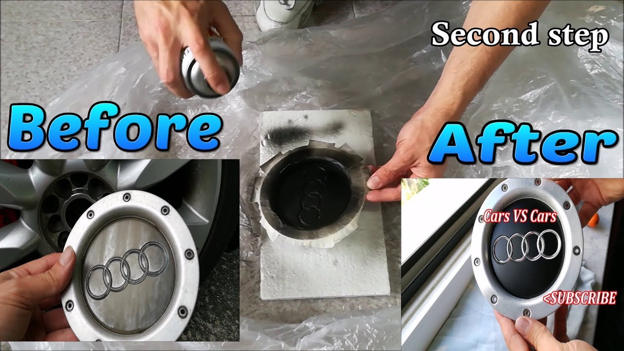 How to Paint Wheel Hubcap on your Audi A3 A4 A5 YouTube