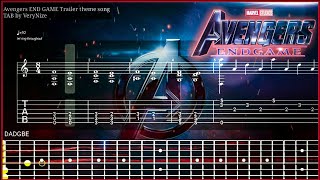 avengers end game trailer theme - tab