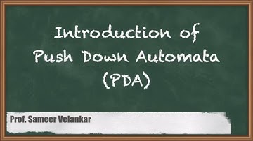 Introduction of Push Down Automata PDA | CFL and PDA | Theory Of Computation | GATE CSE