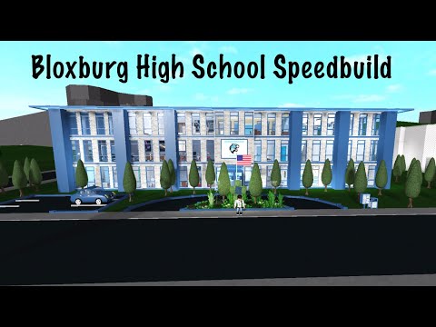 Bloxburg School Speed Build Youtube - roblox welcome to bloxburg school