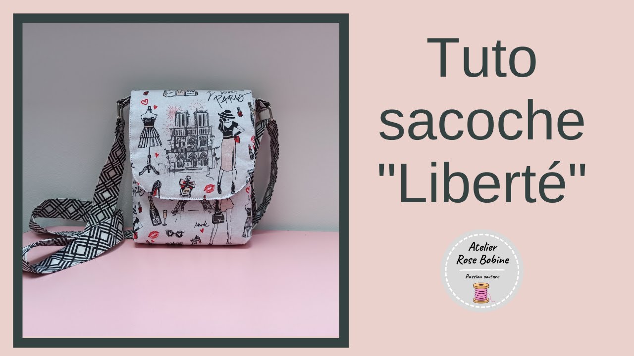 Comment coudre une pochette bandoulière ? Sacoche 
