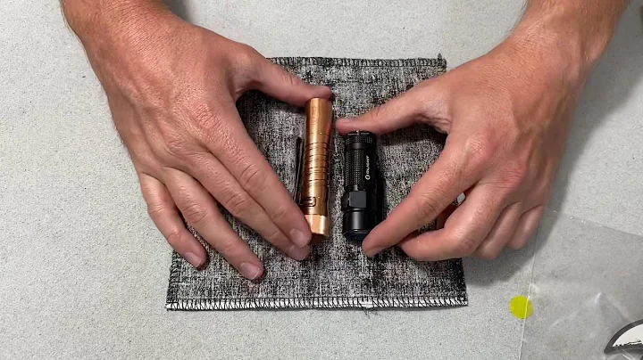 Copper Olight I5T First Impressions and Size Comparison!