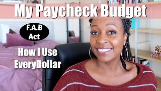 Exactly How I Paycheck Budget using EveryDollar **my real numbers used** screenshot 4