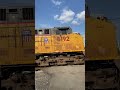 Two GEs lead hauling coal train train NB 4/28/27 #unionpacific #train