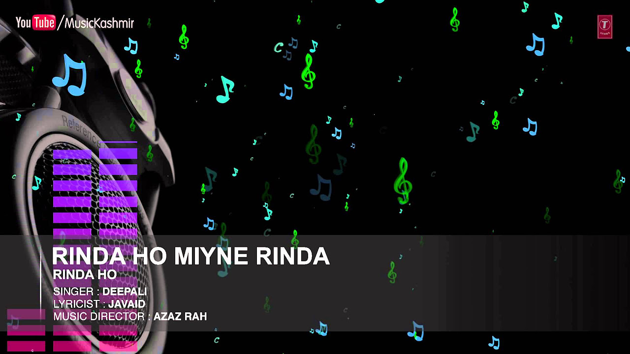 Official  Rinda Ho Miyne Rinda Full HD Song  T Series Kashmiri Music  Deepali