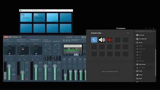 StreamDeck  Controlling Voice Meeter Banana.  Mute Bitwig Button