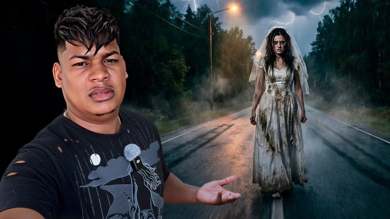 En esta Carretera APARECE Una MUJER vestida de Blanco a MEDIA NOCHE