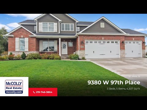 9380 W 97th Place, St John, IN home video tour