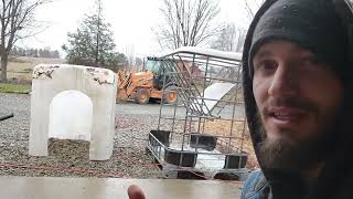 Quick N Easy Goat Feeder And Shelter _ DIY IBC Tote // Whitt Acres screenshot 2