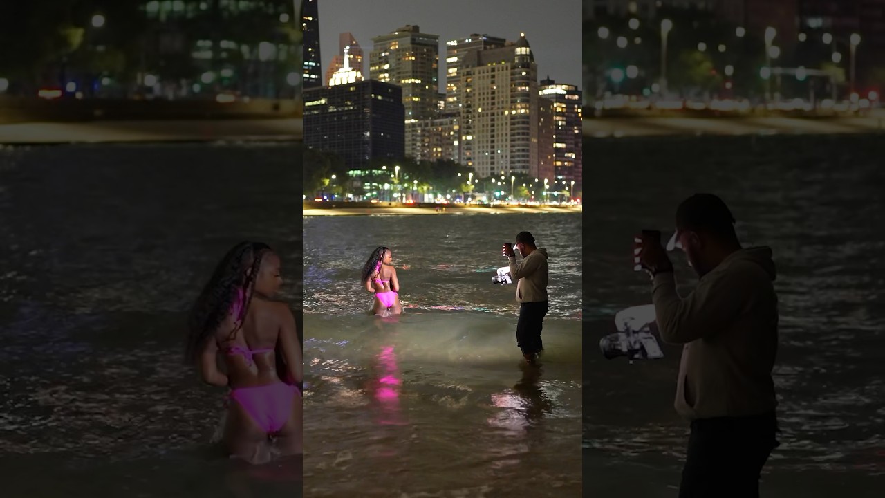 Nikon Z8 Low Light Test + Godox V1 Off Camera Flash Night Beach