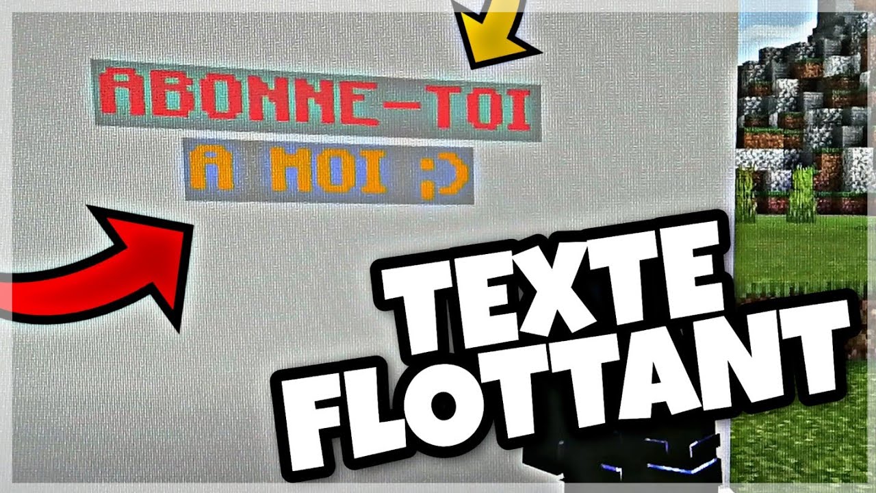 Comment Faire Un Texte Qui Tourne Minecraft