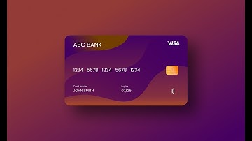Credit Card Design | UI  Design Challenge
