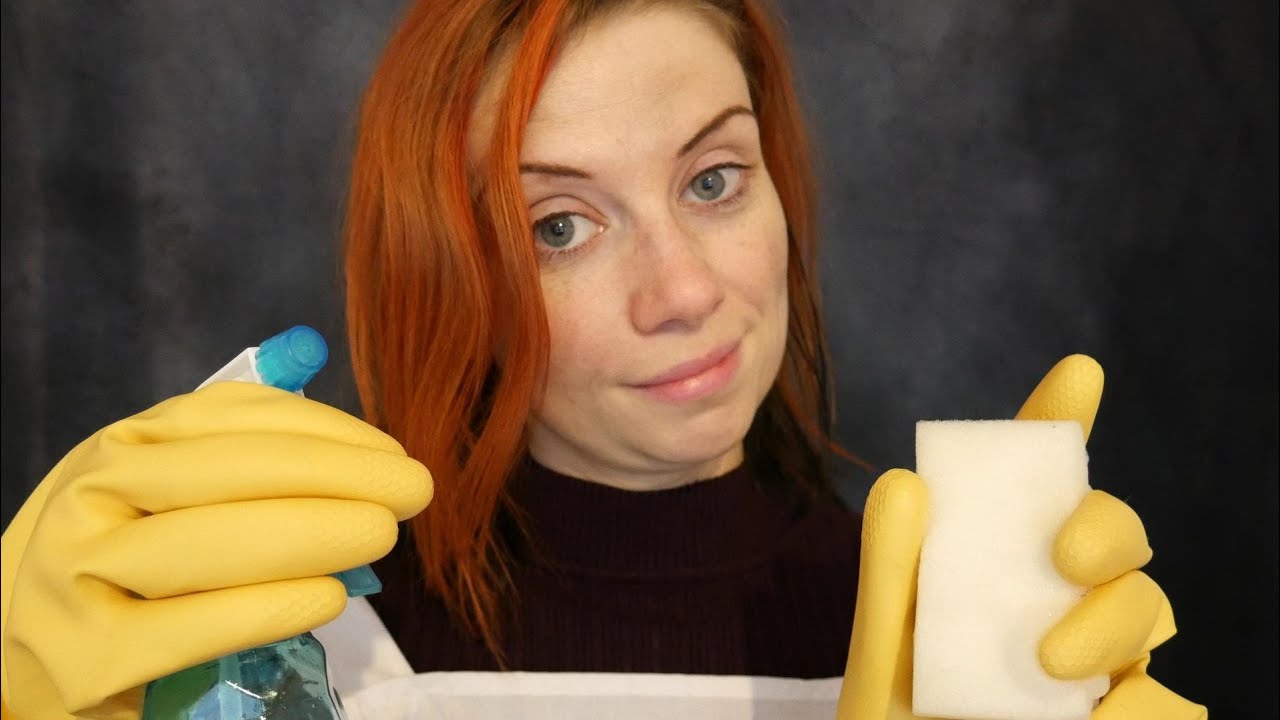 ASMR - Black Country Maid Cleans you up (You are a shelf or something)