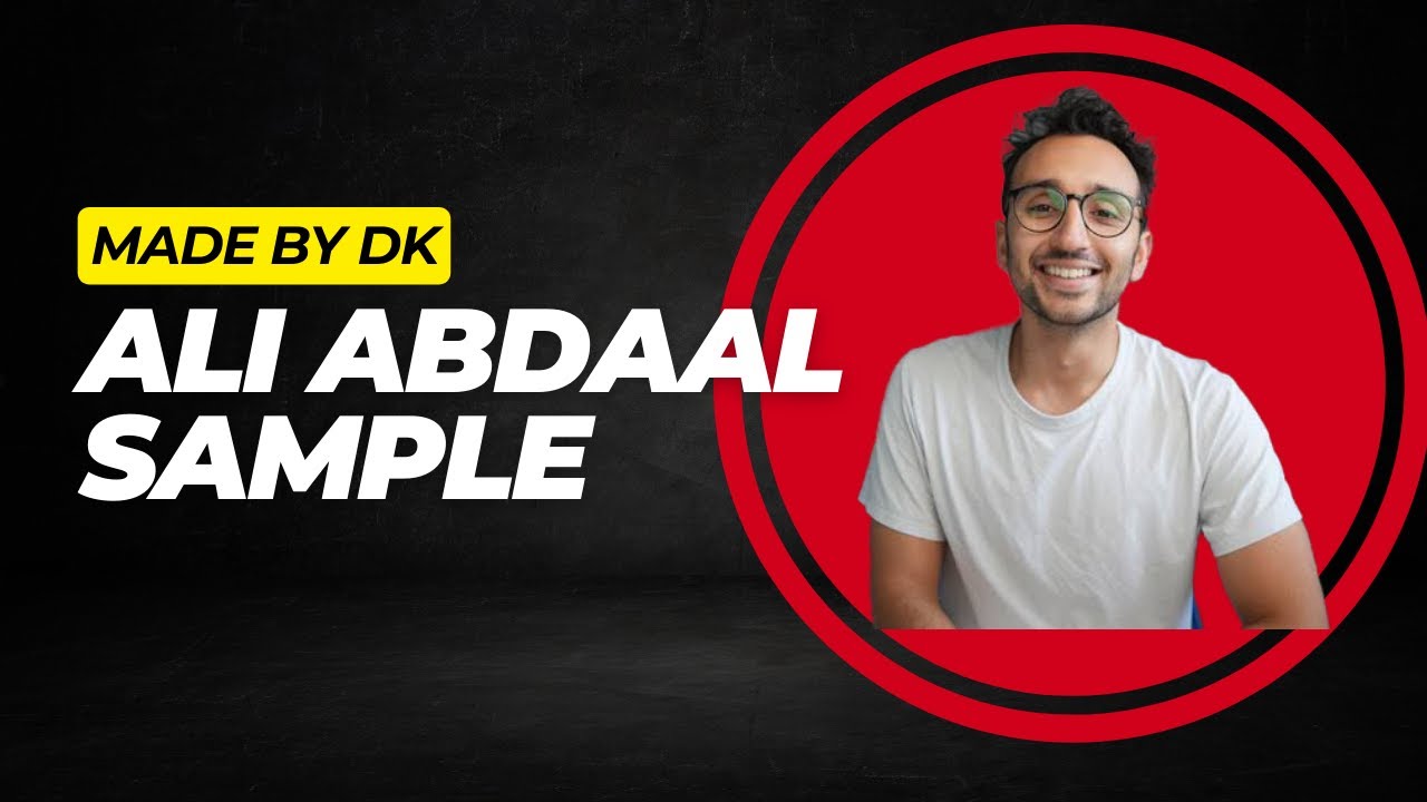 ALI ABDAAL SAMPLE