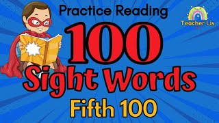 Practice Reading Fifth 100 Sight Words | Sight Words Drill