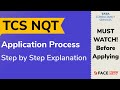 TCS NQT 2021 Registration Process - Step by Step Explanation