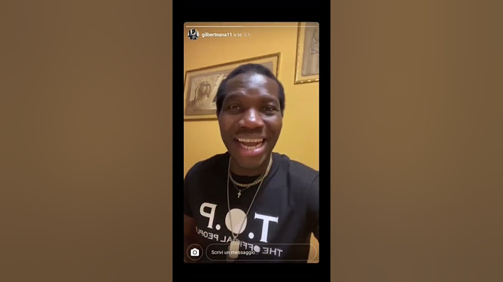 Gilbert nana saluta la stella